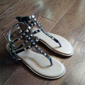 Studded sandals